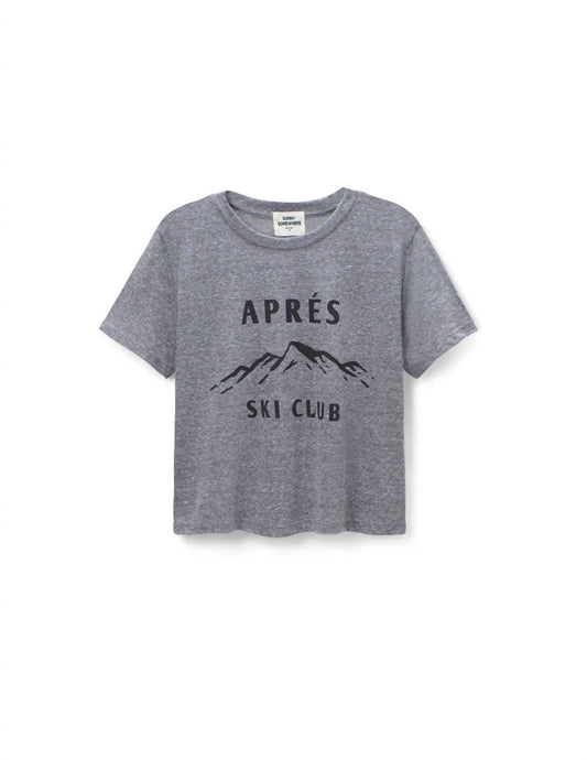 Damen Apres Ski Club Alltag Kurzarm-T-Shirt
