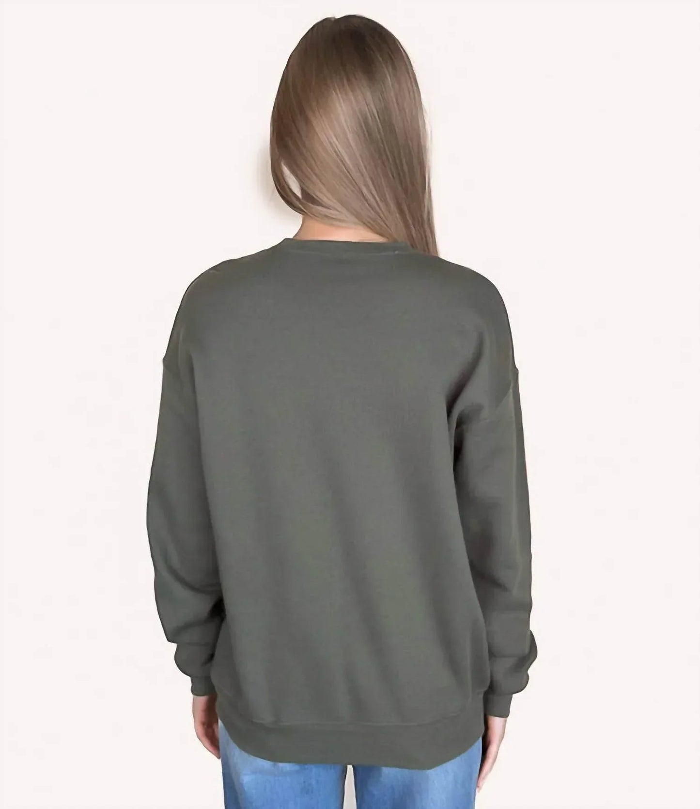 Embroidered Fleece Sweatshirt