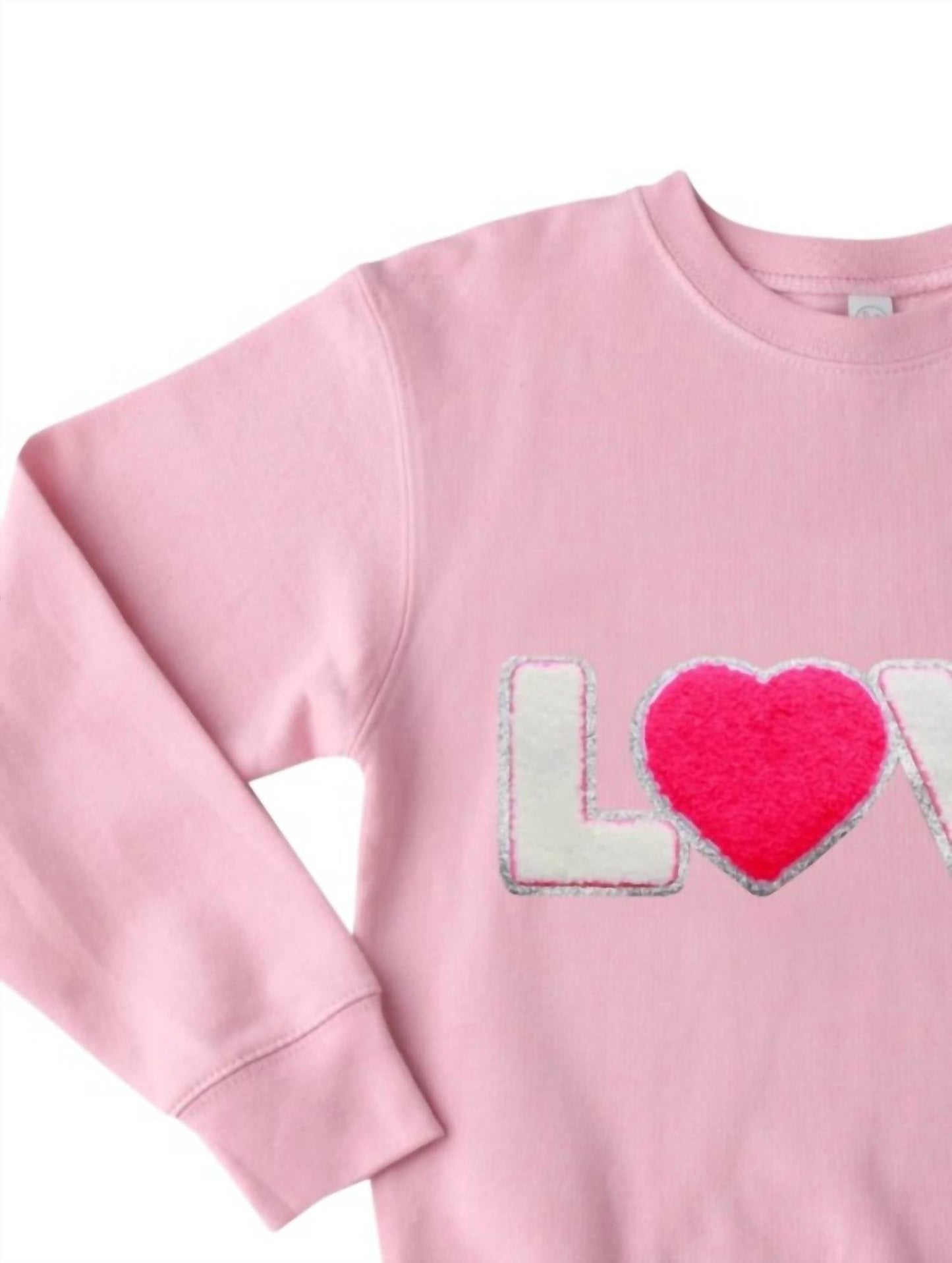Mädchen Chenille Neon Love Sweatshirt