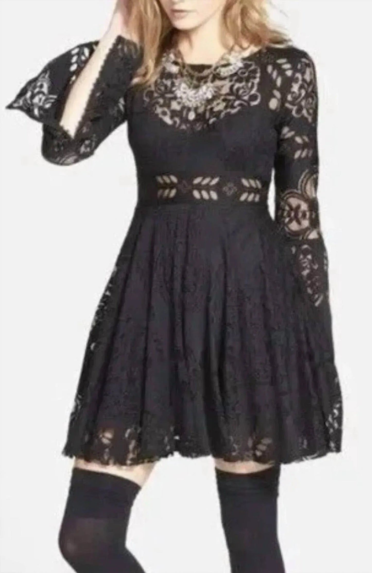 Lace Cutout Dress