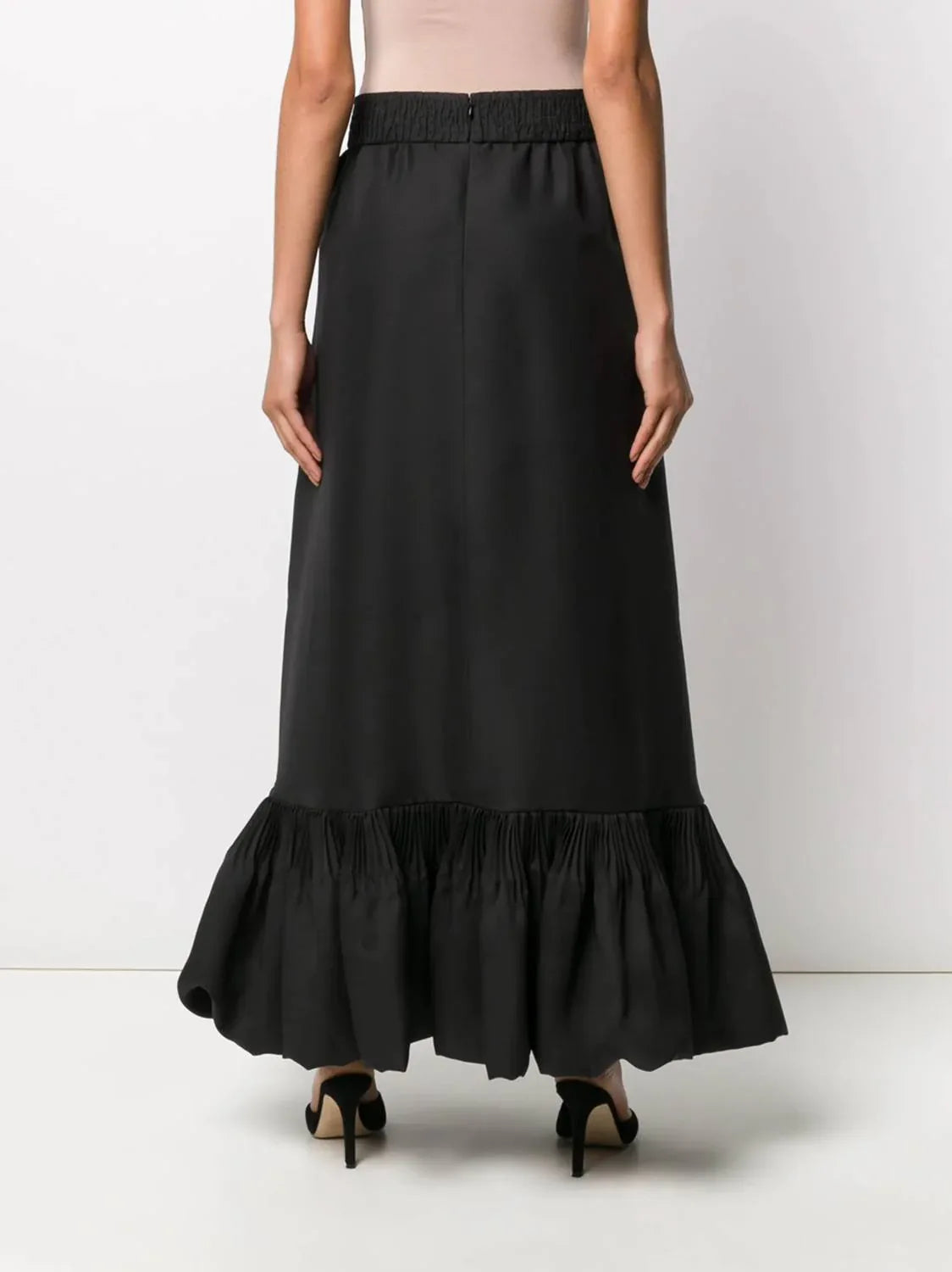 Peplum Hem Skirt