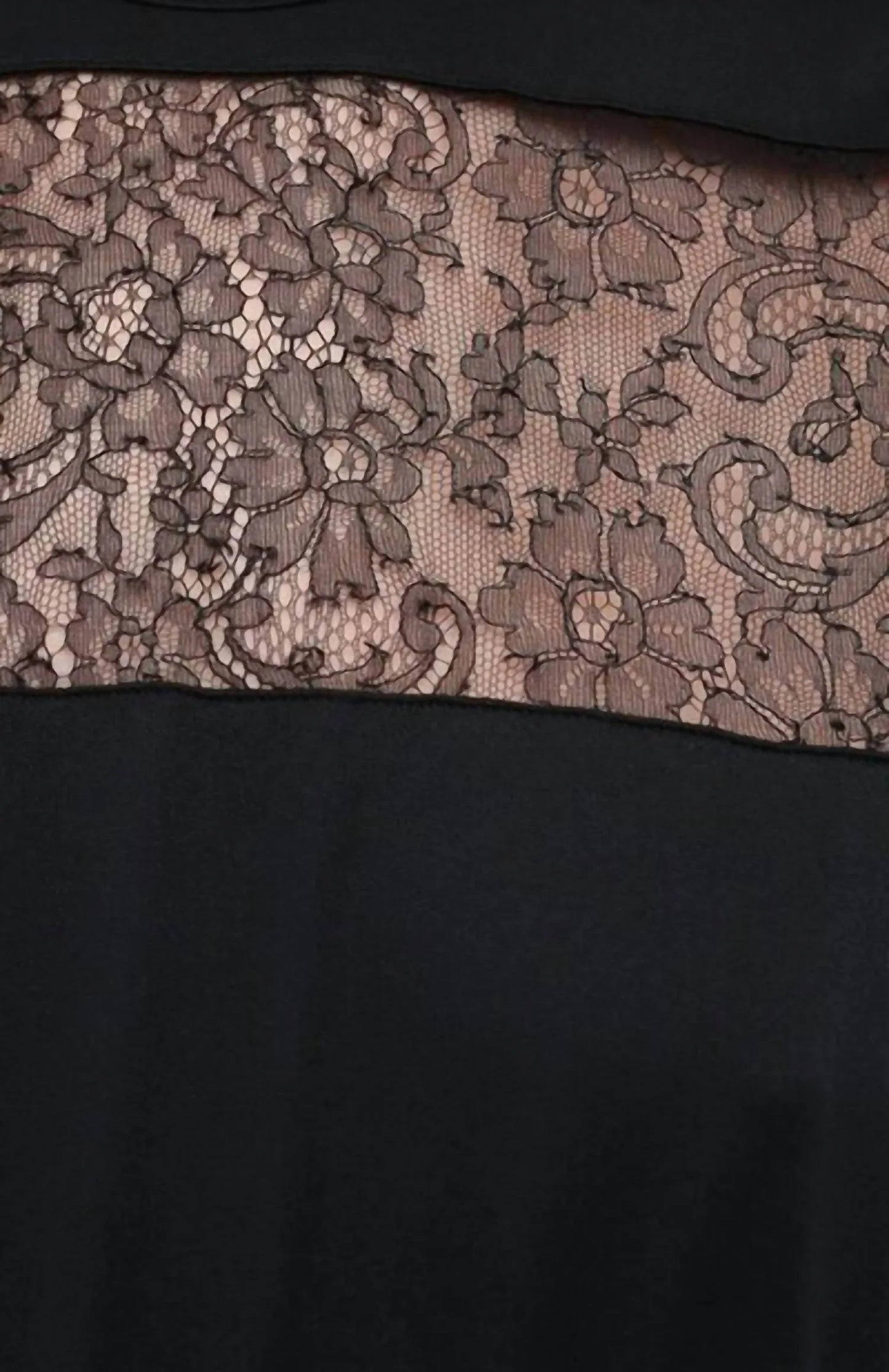 Midikleid mit Spitzendetail