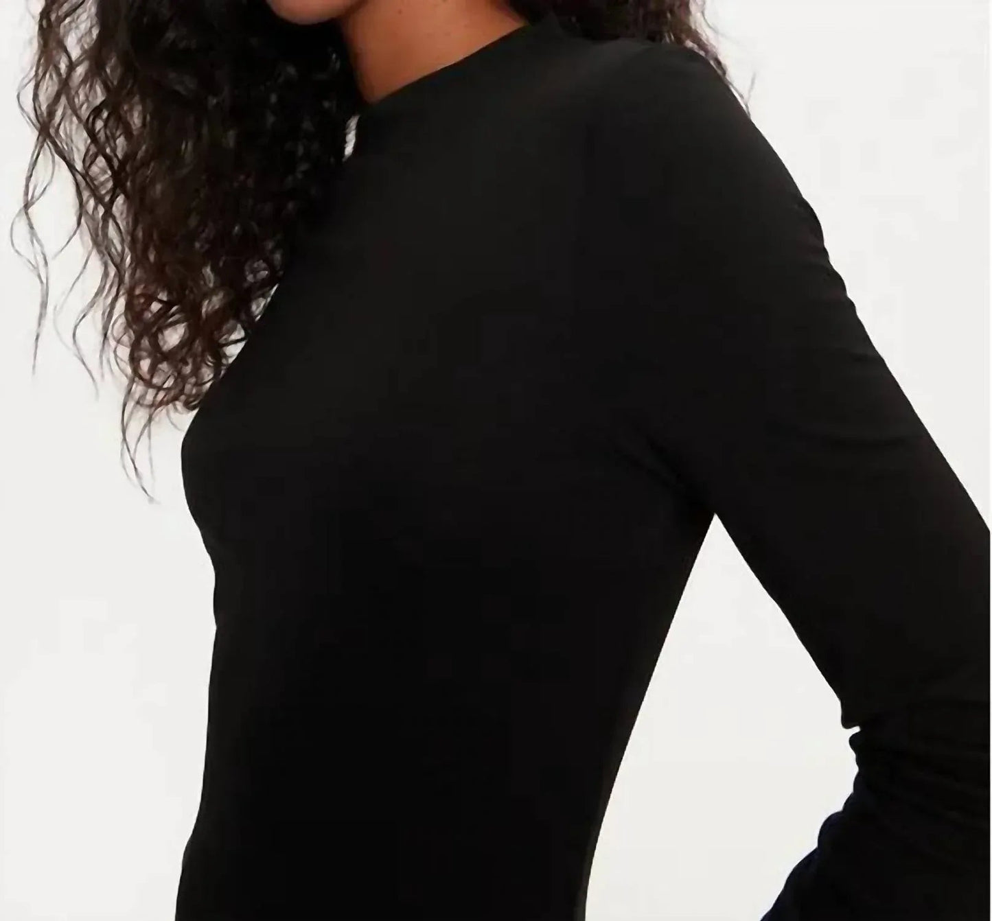 Langärmliges Maxikleid