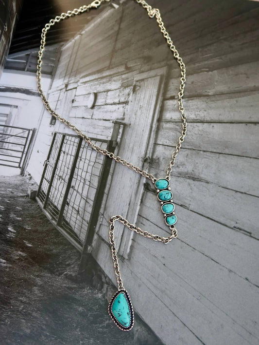 Women's Juniper Burnished Lariat Necklace