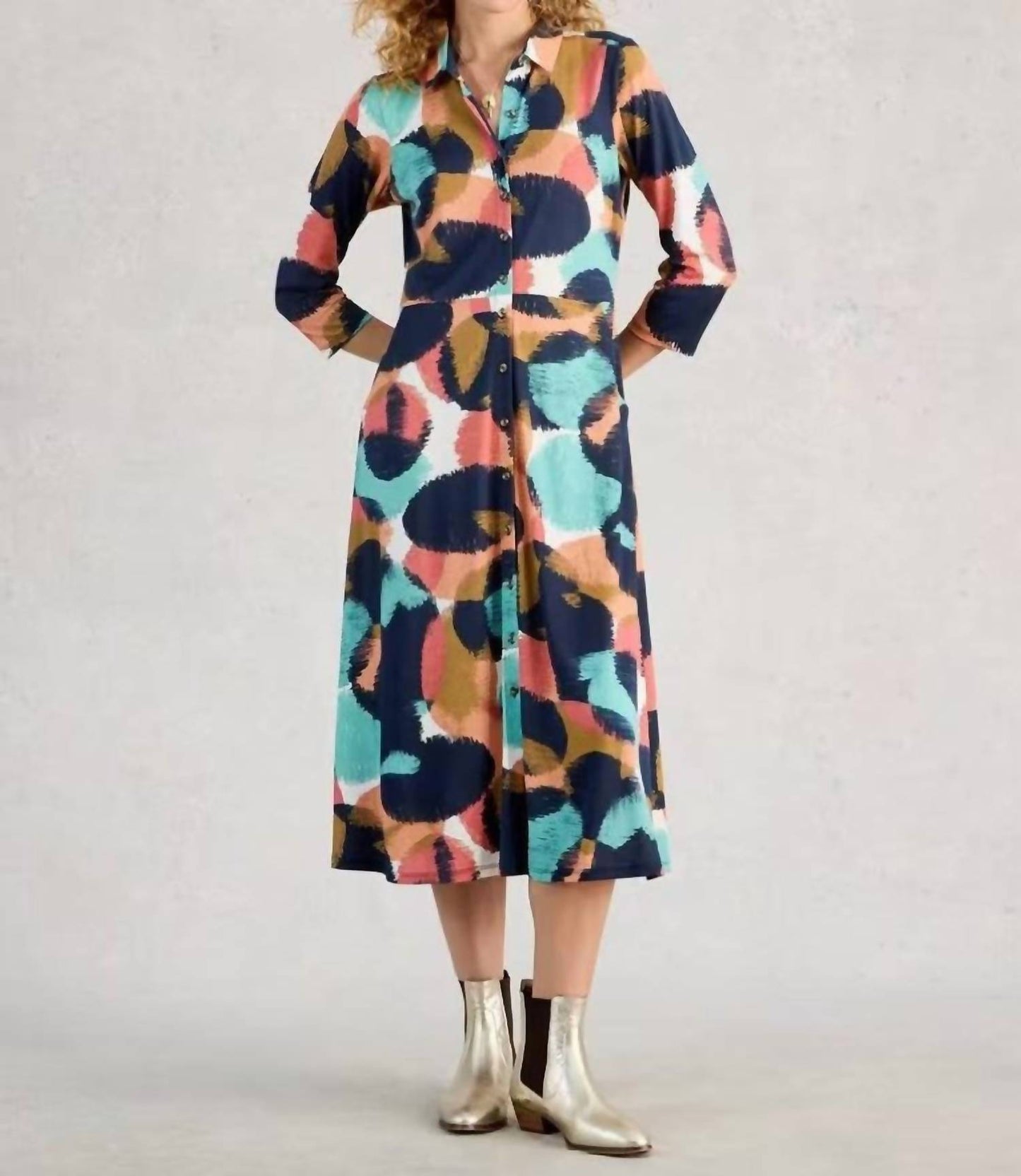 Rua Jersey Shirt Dress