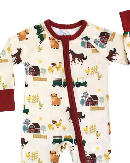 Baby's Pajama Convertible Footie Romper