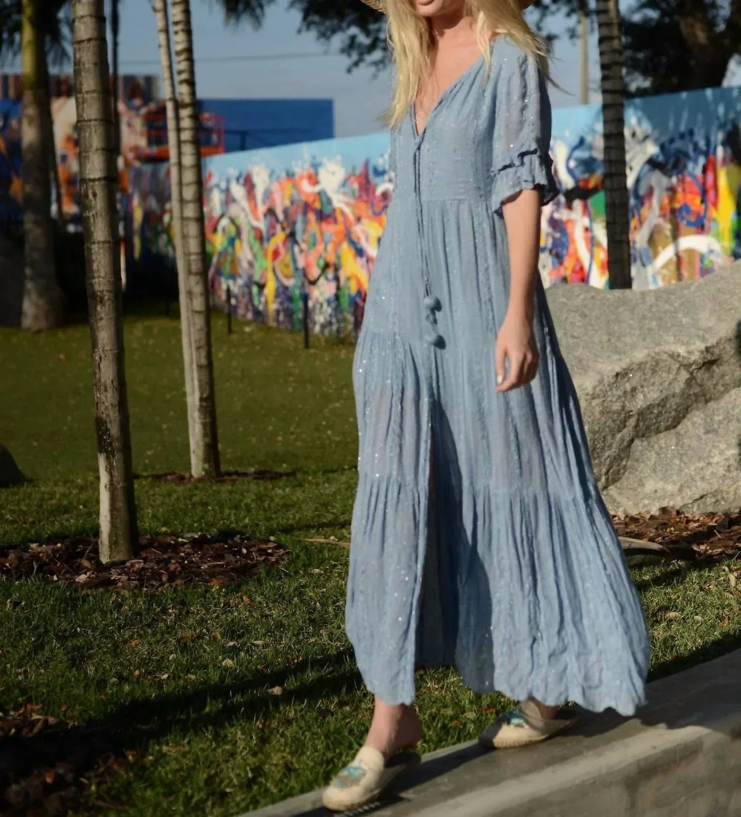 Periwinkle Shimmer Dress