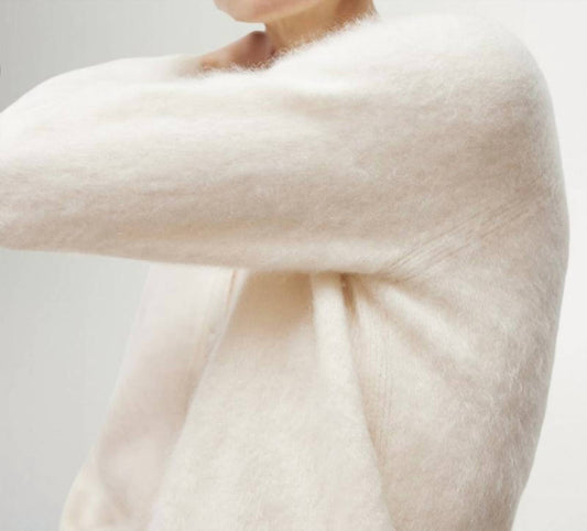 Brushed Cashmere Cardigan