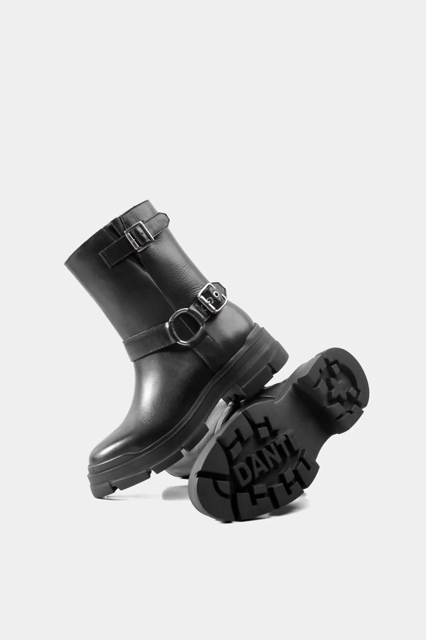 Women's Leather Combat Boots