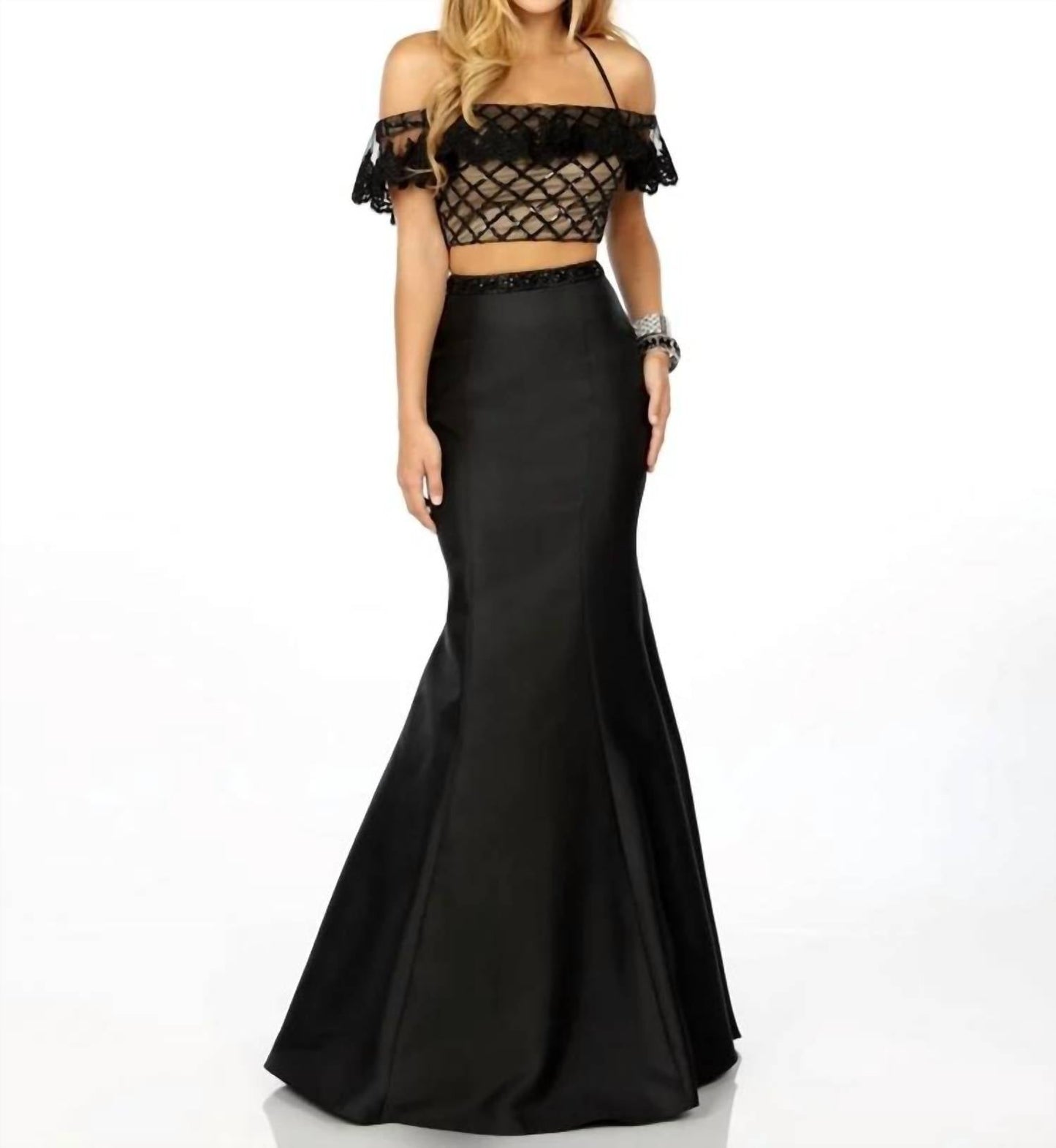 Two-piece Elegant Prom Dress
