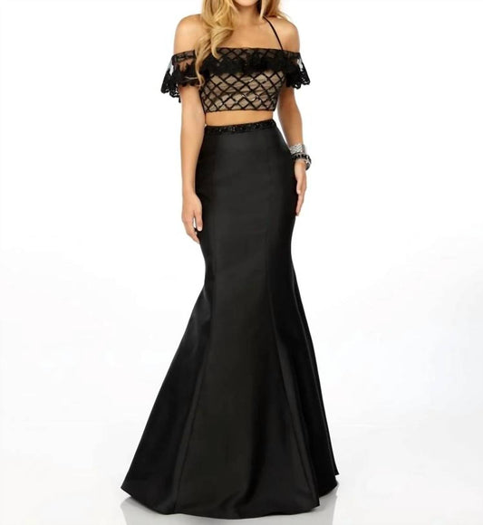 Elegantes zweiteiliges Ballkleid