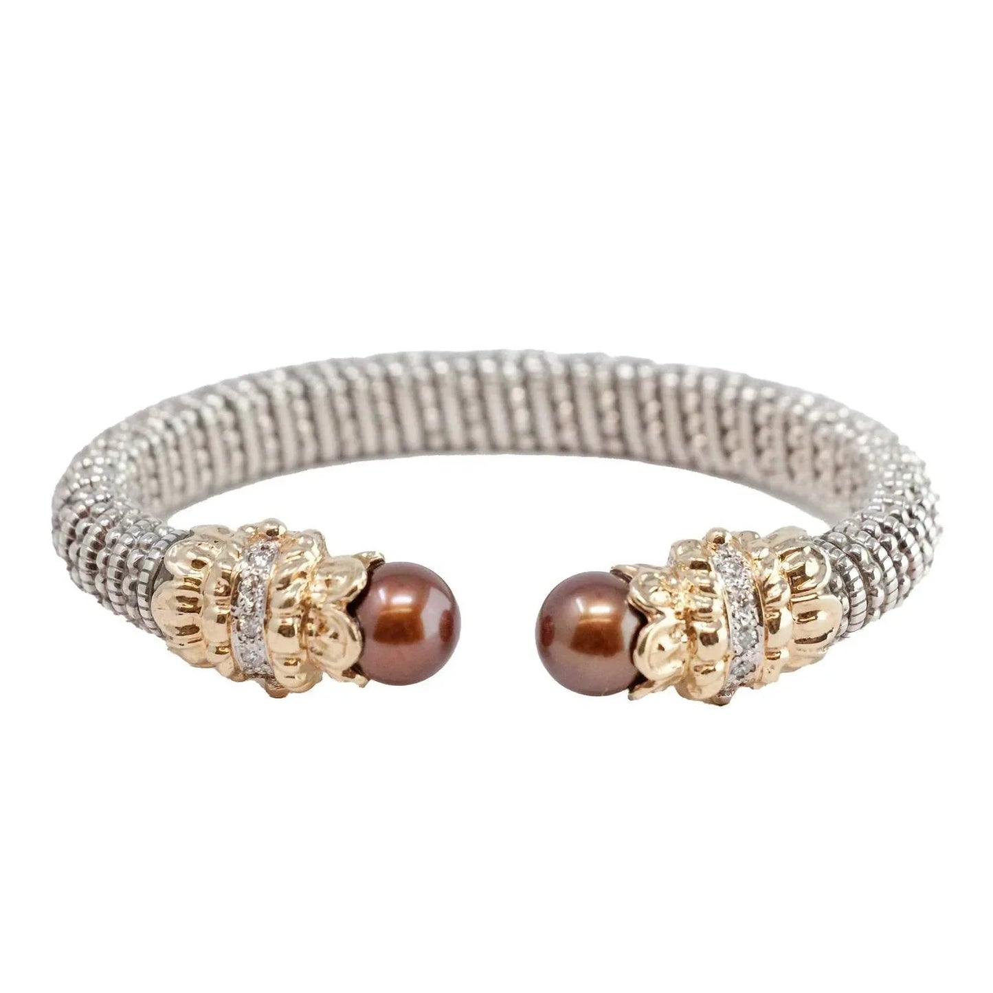 Pearl Tip Sterling Silver Bracelet
