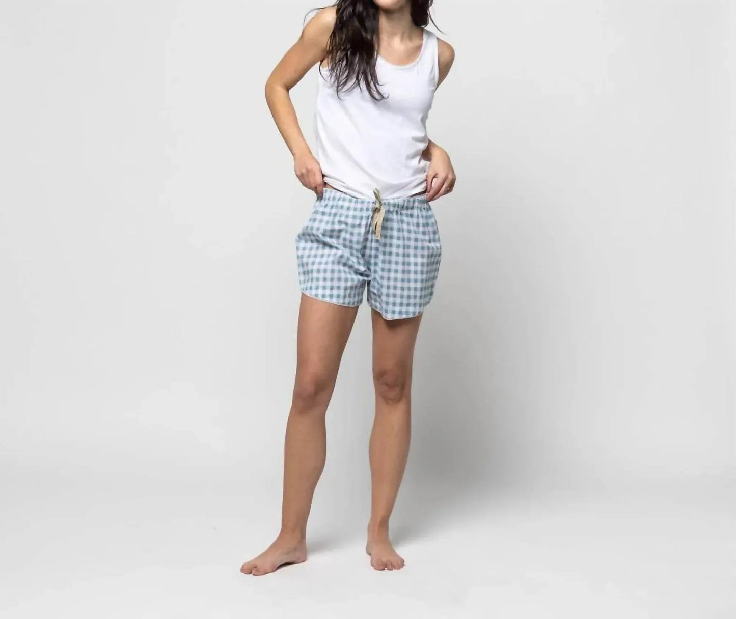 Organic Cotton Gingham PJ Set