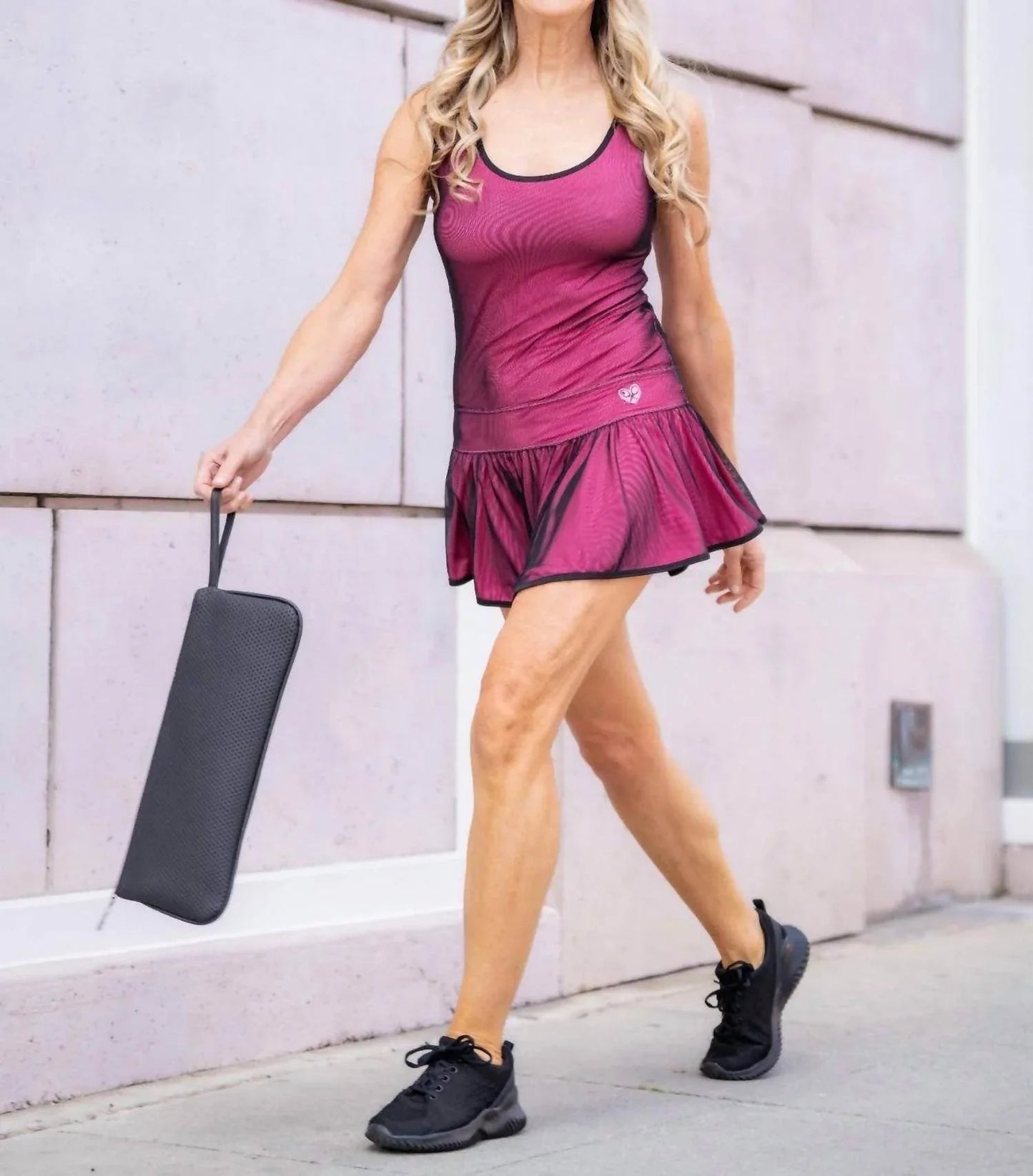 Mesh Sandra Dee Court To Cocktails Tenniskleid