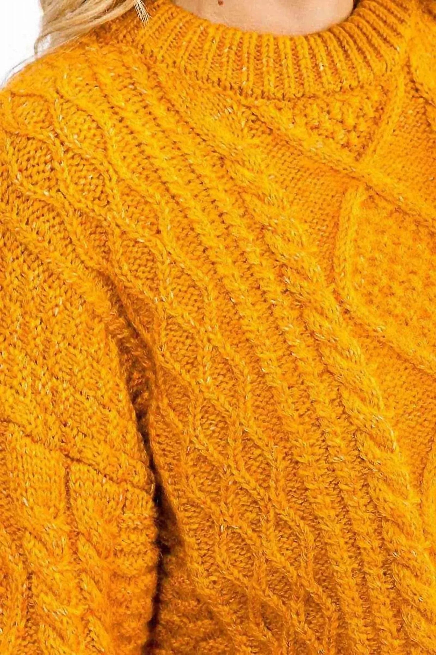 Zopfstrickpullover
