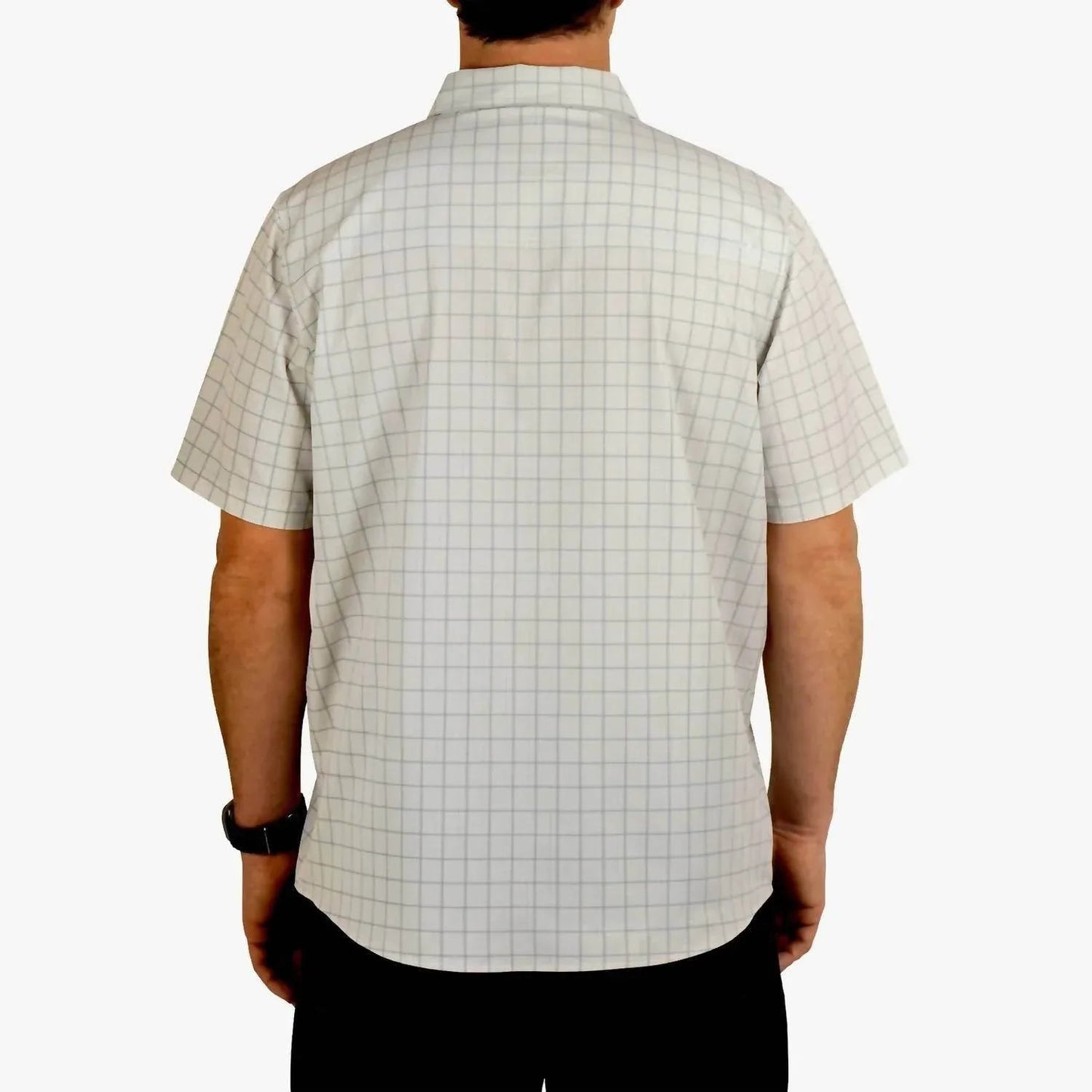 Air-o Mesh Printed Short Sleeve Button Down Shirt