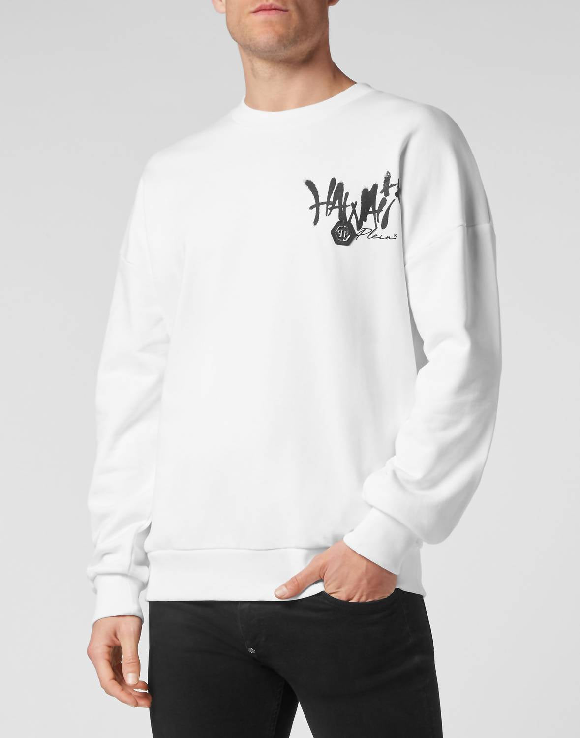Herren-Pullover mit Grafikdruck