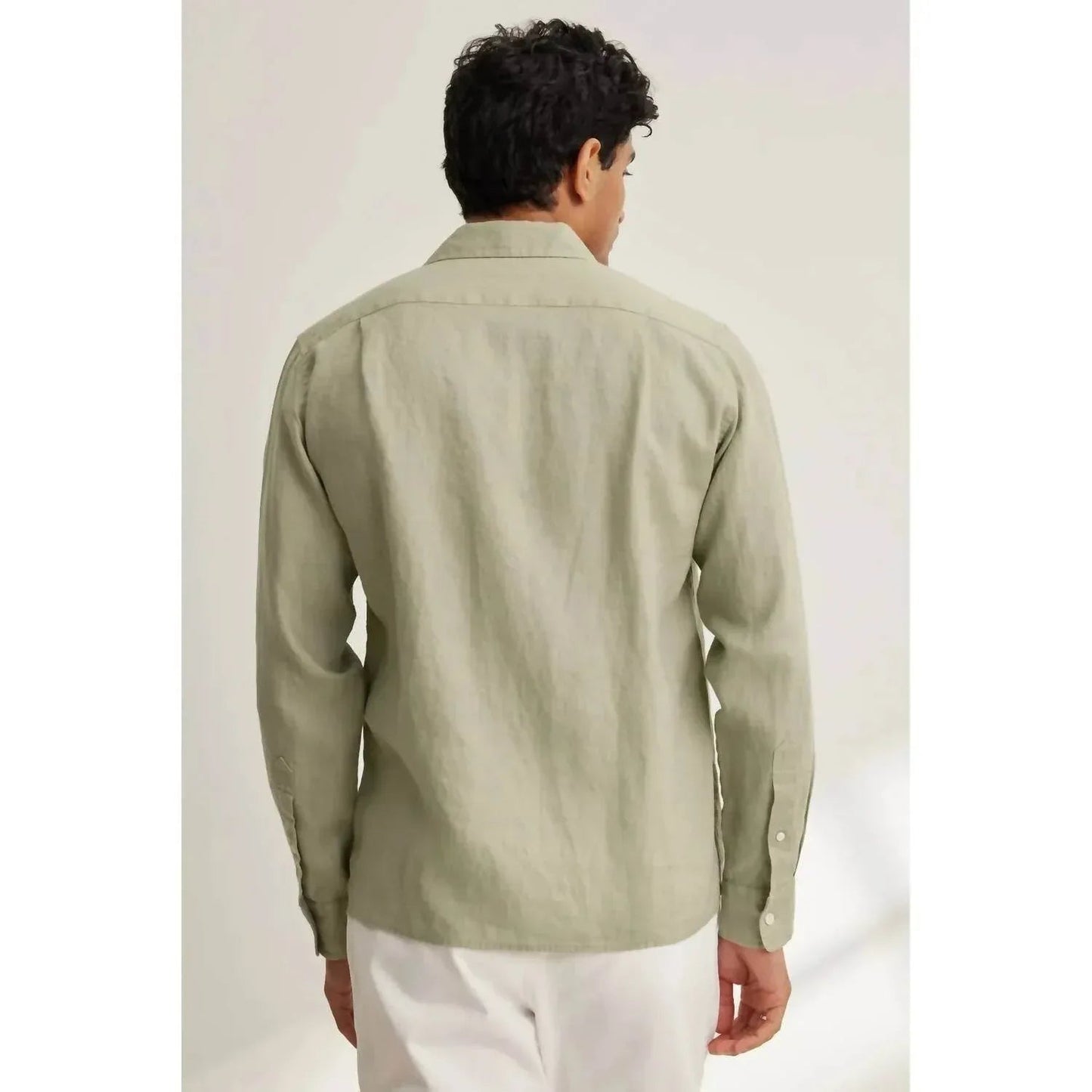 Caruso Linen Button Up