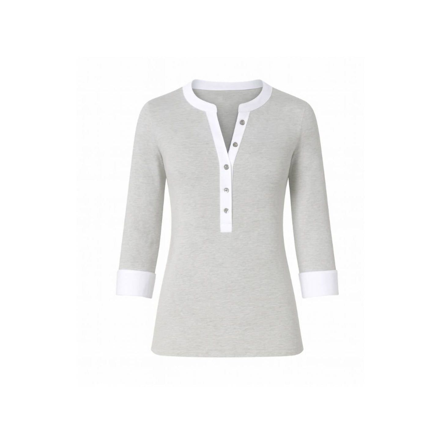 Das Monterey zweifarbige Henley-Oberteil