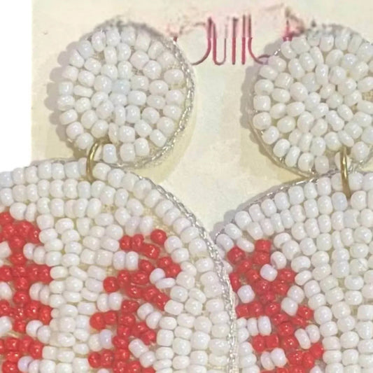 Women's Game Day Glam Baseball Earrings