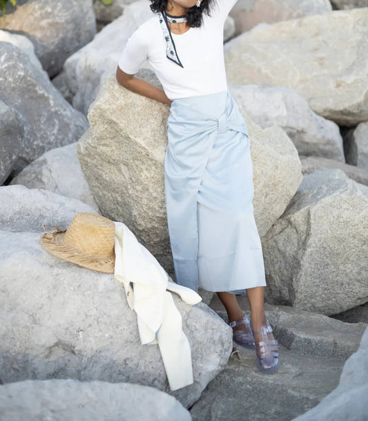 Bow Slip Skirt