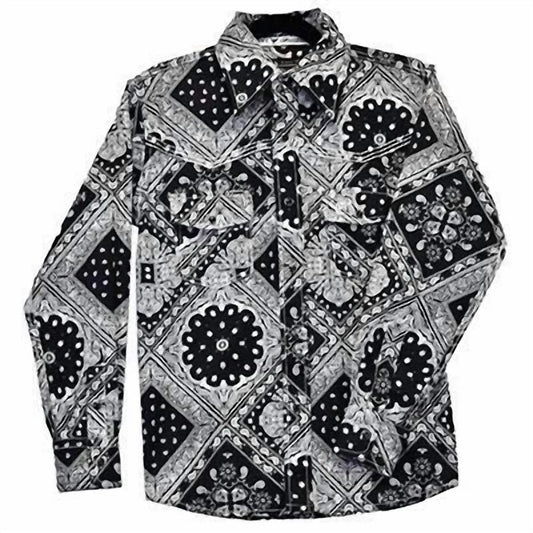 Boy's Bandana Long Sleeve Print