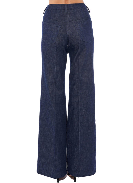 Denim Wide Leg Trouser