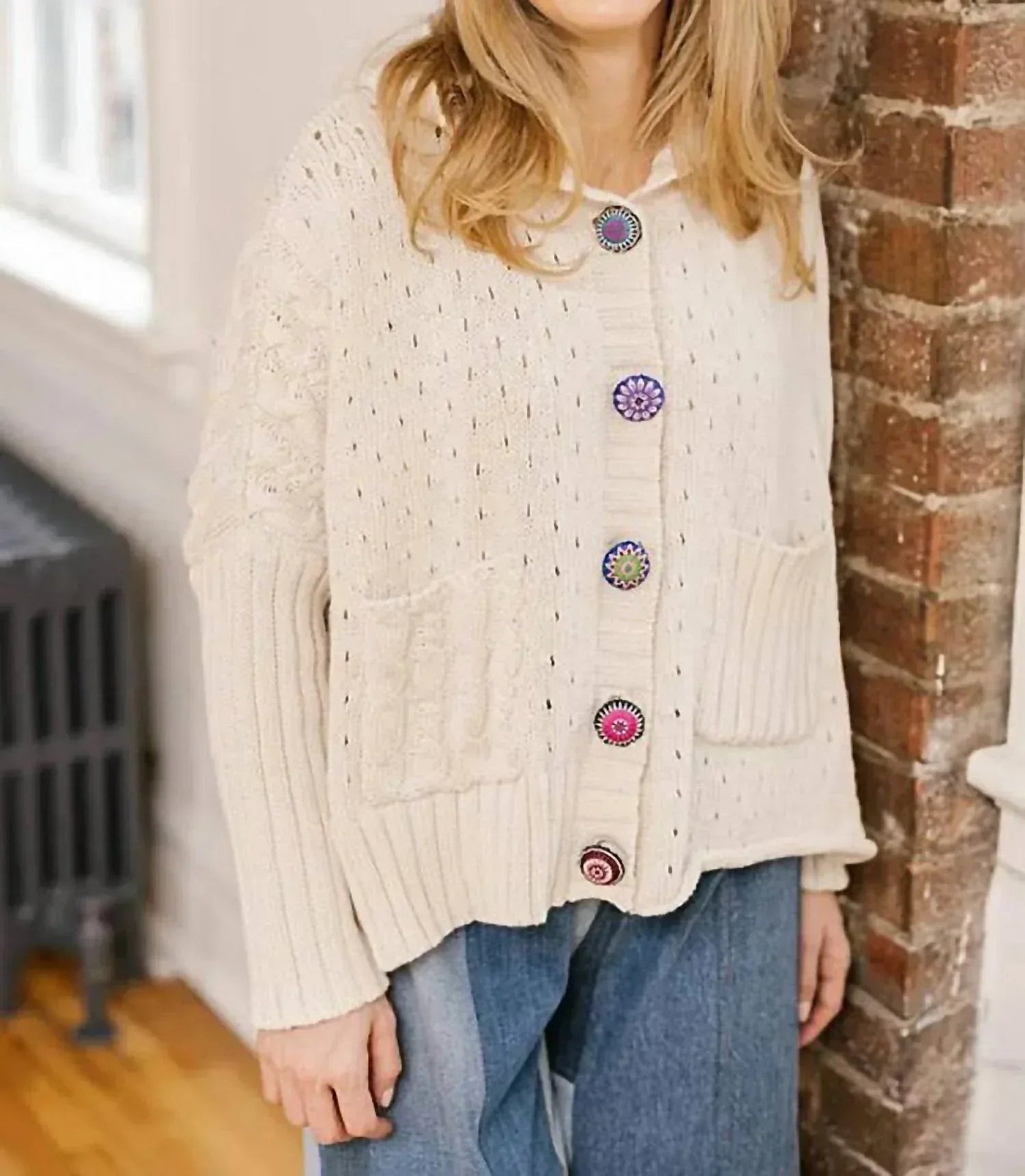 Cardigan mit Knopfleiste „Rome“