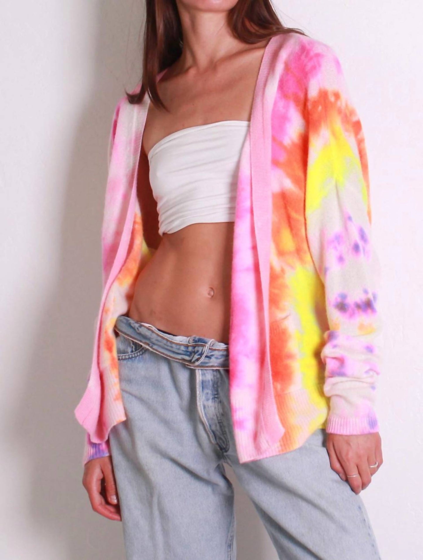 Cardigan mit langen Ärmeln und Taschen