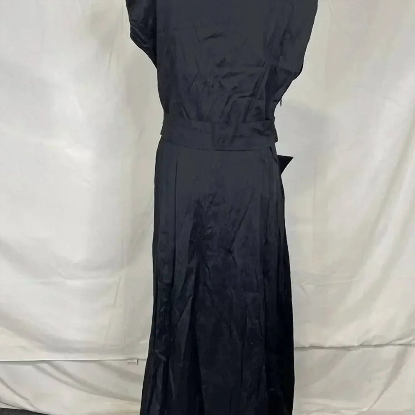 Damen Midi-Kleid mit Stein-Stickerei