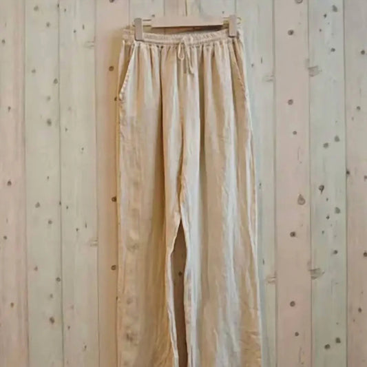 Women's Straight leg Linen Pants