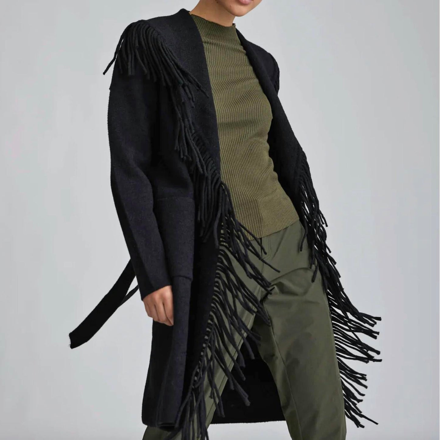 Eyelash Fringe Coatigan