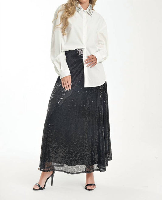 Embellished Collar Blouse