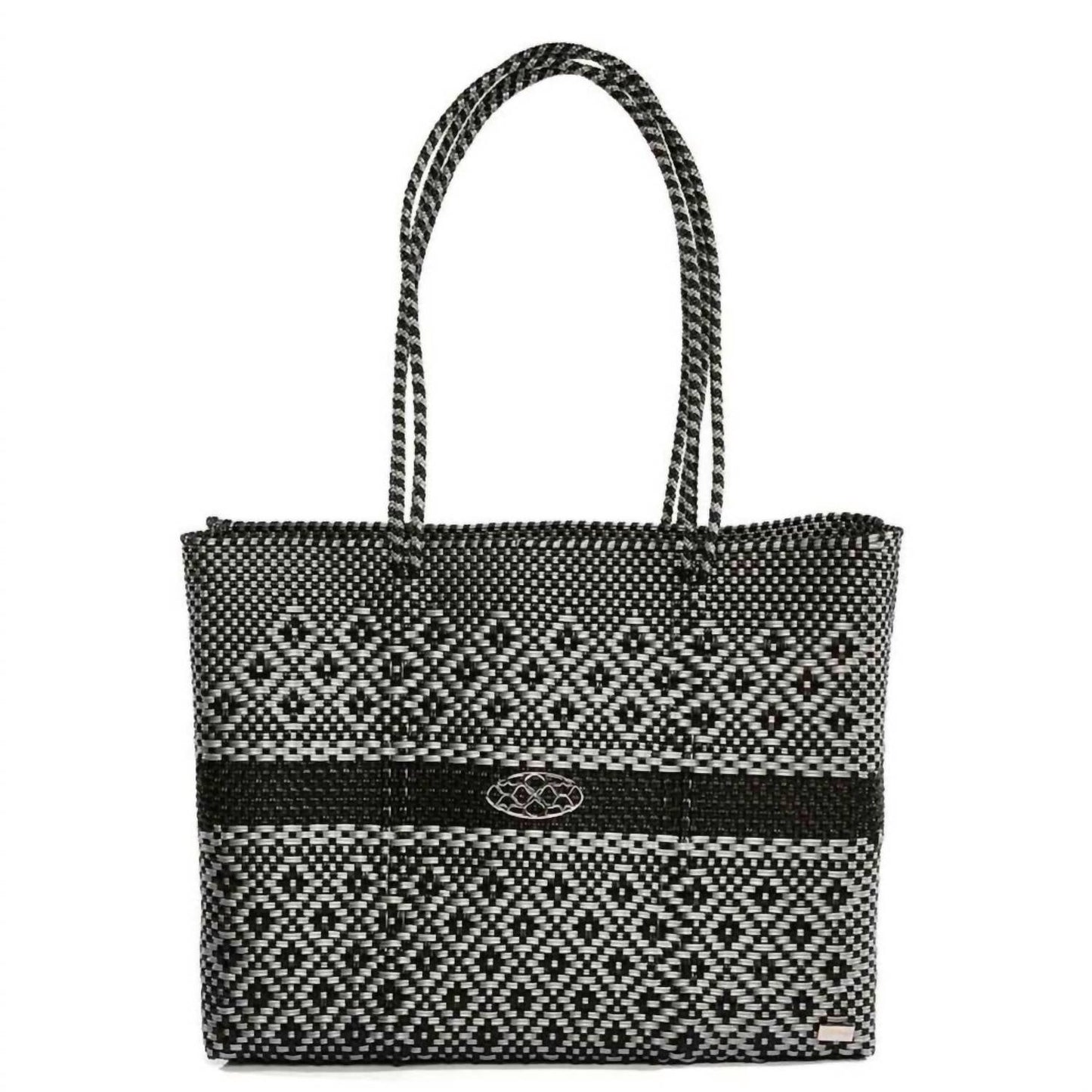 Damen Reise Handgemachte Aztec Streifen Tragetasche mit Clutch