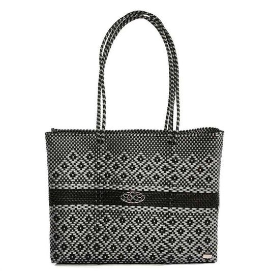 Women's Travel Handmade Aztec Stripe Tote Bag With Clutch