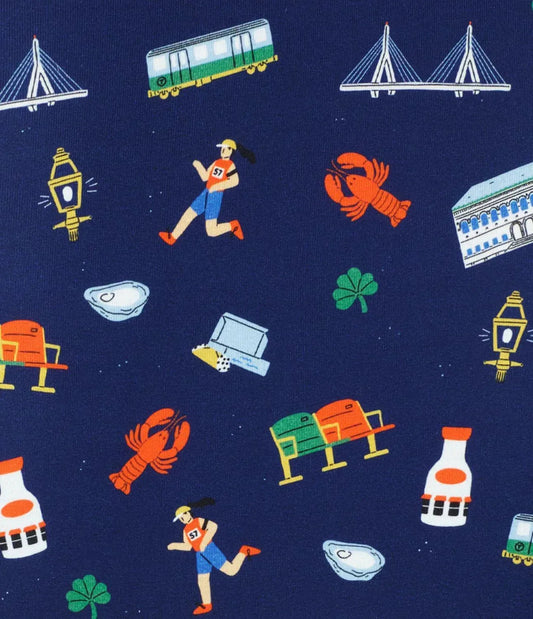 Boys Goodnight Boston Romper