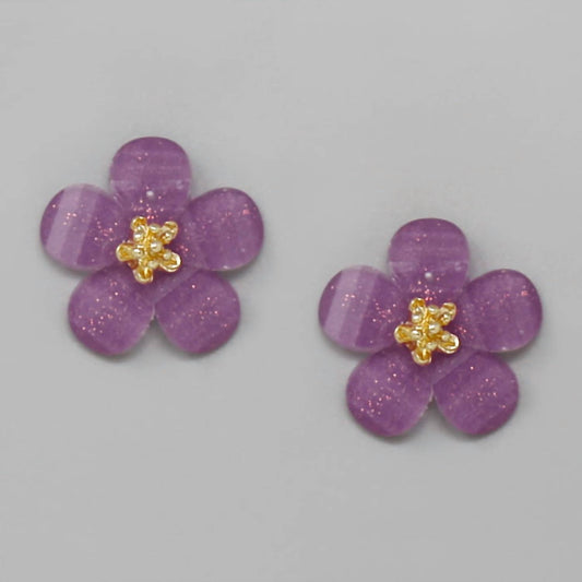 Women's Spring Pastel Flower Studs Earrings