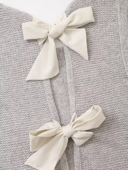 Women's Bow Tie Sweater Vest