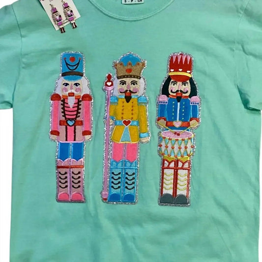 Women's Nutcracker Chenille Patch Tee