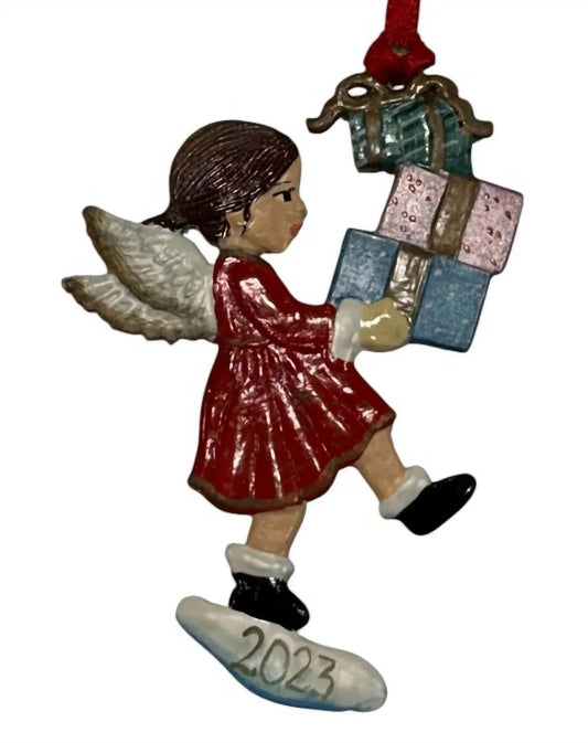 Christmas Delivery Angel Ornament