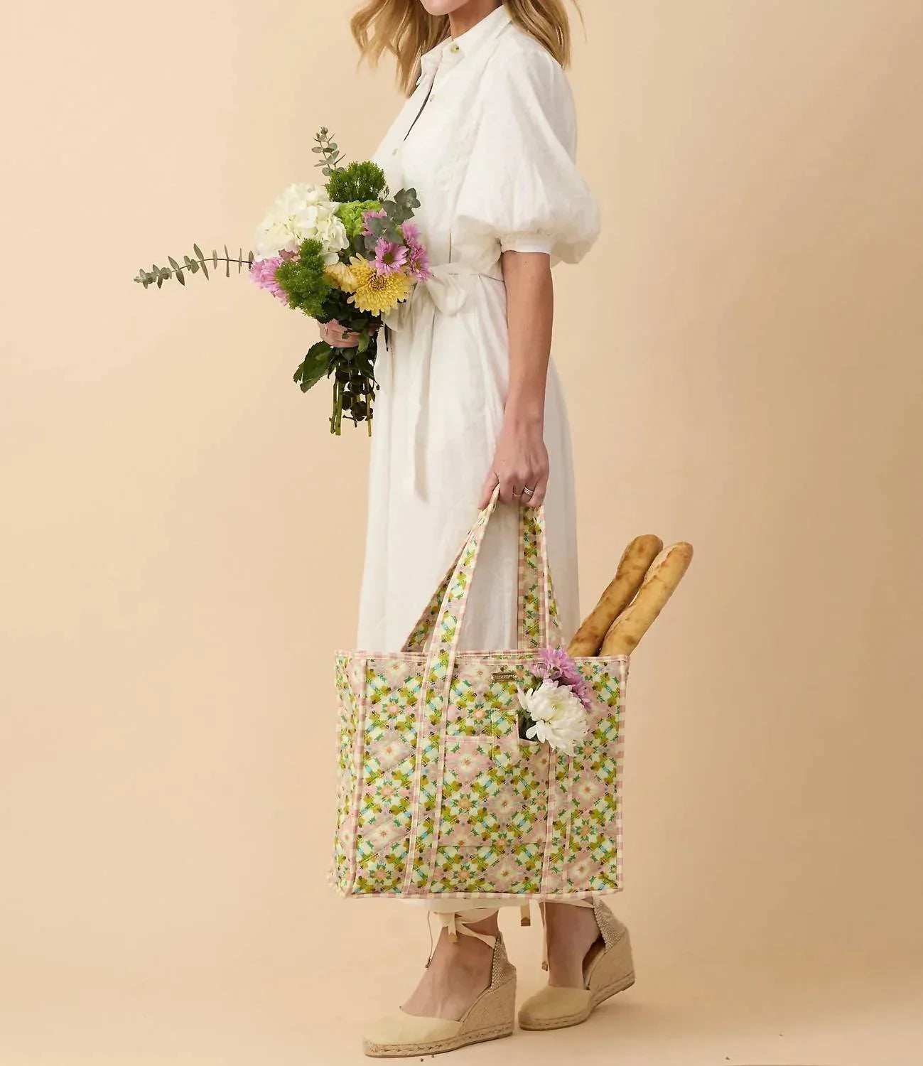 On The Road Quilted Tote