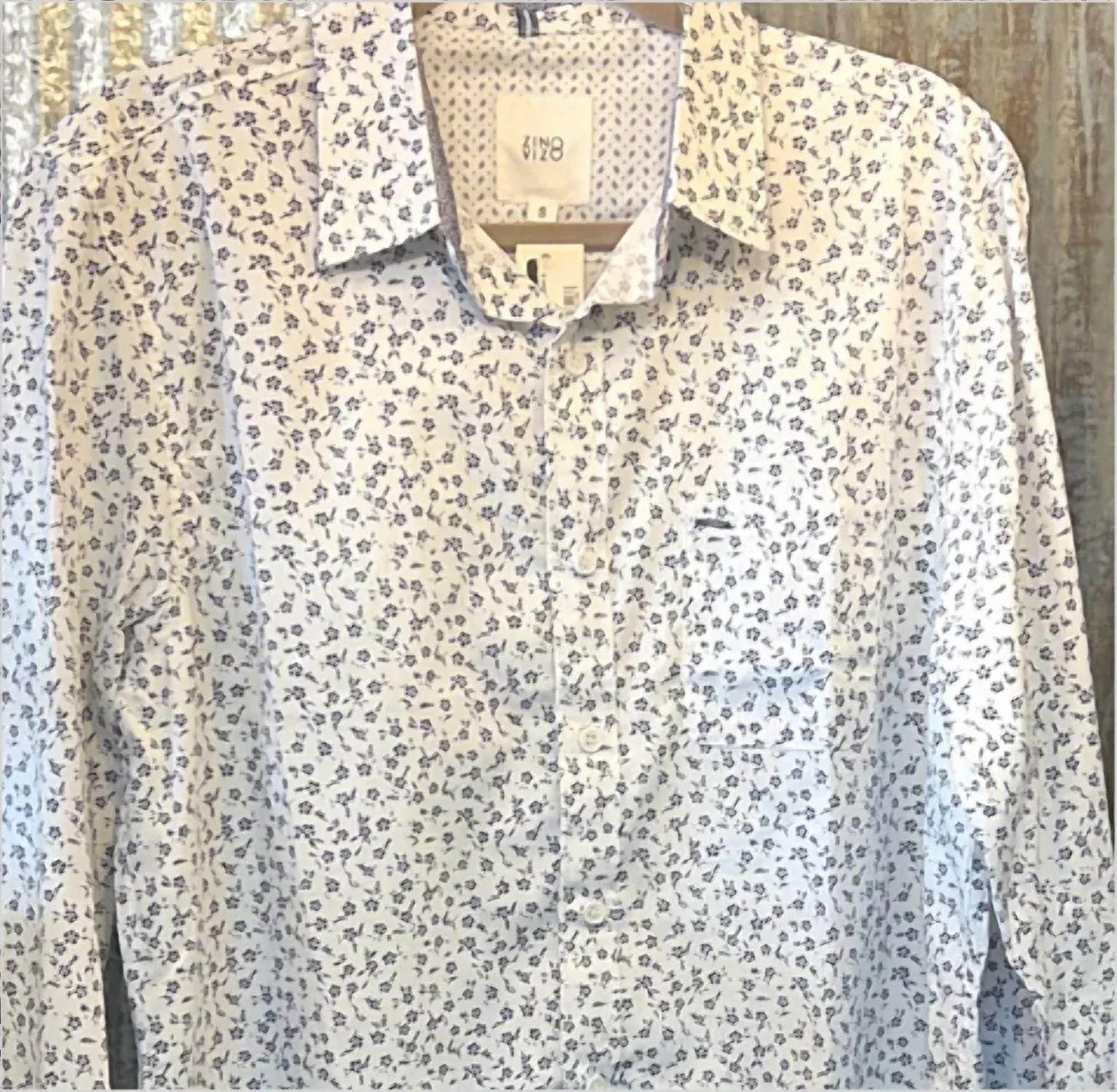 Men's Floral Button Shirt