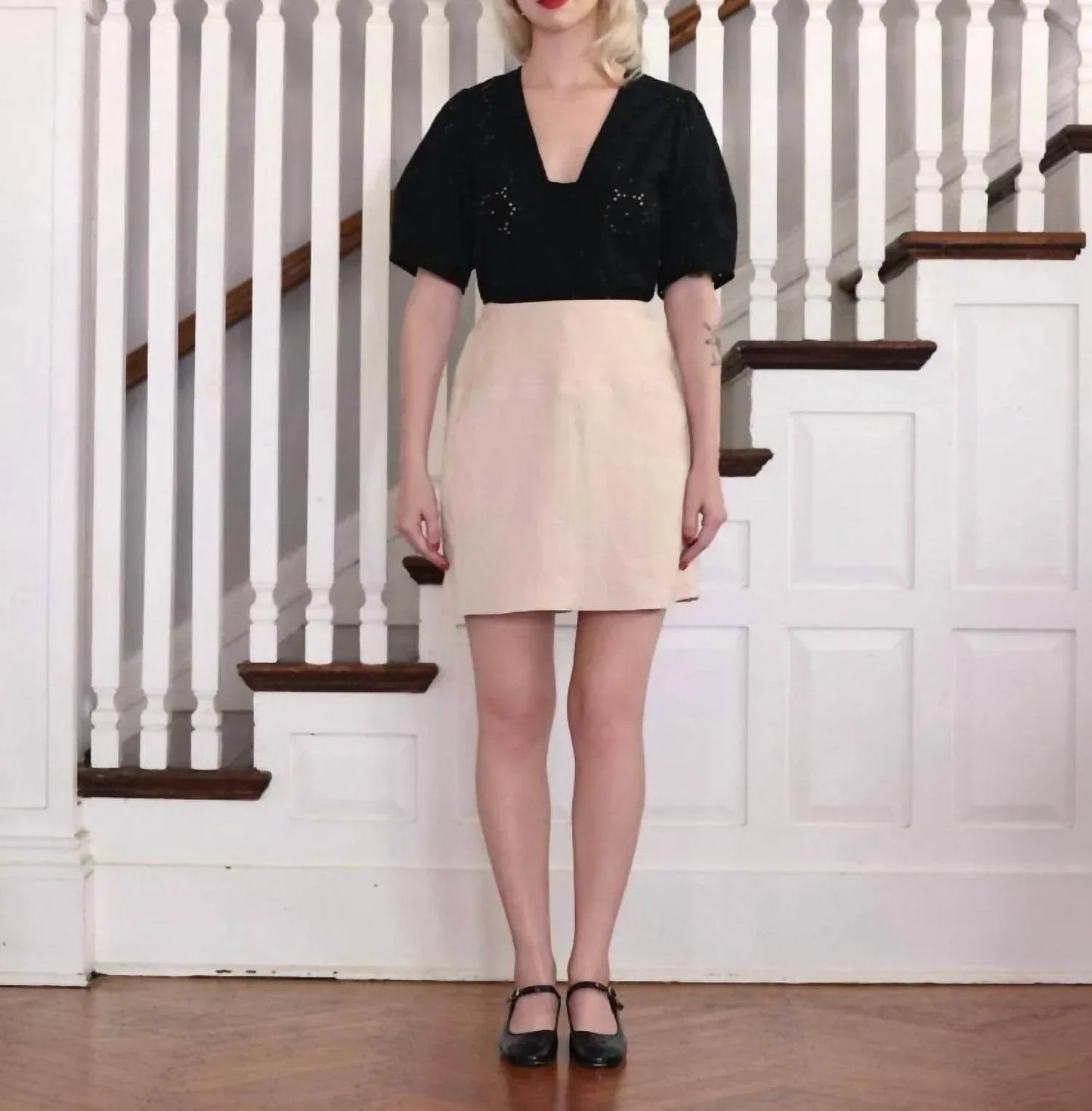 Zhenya Linen Skirt