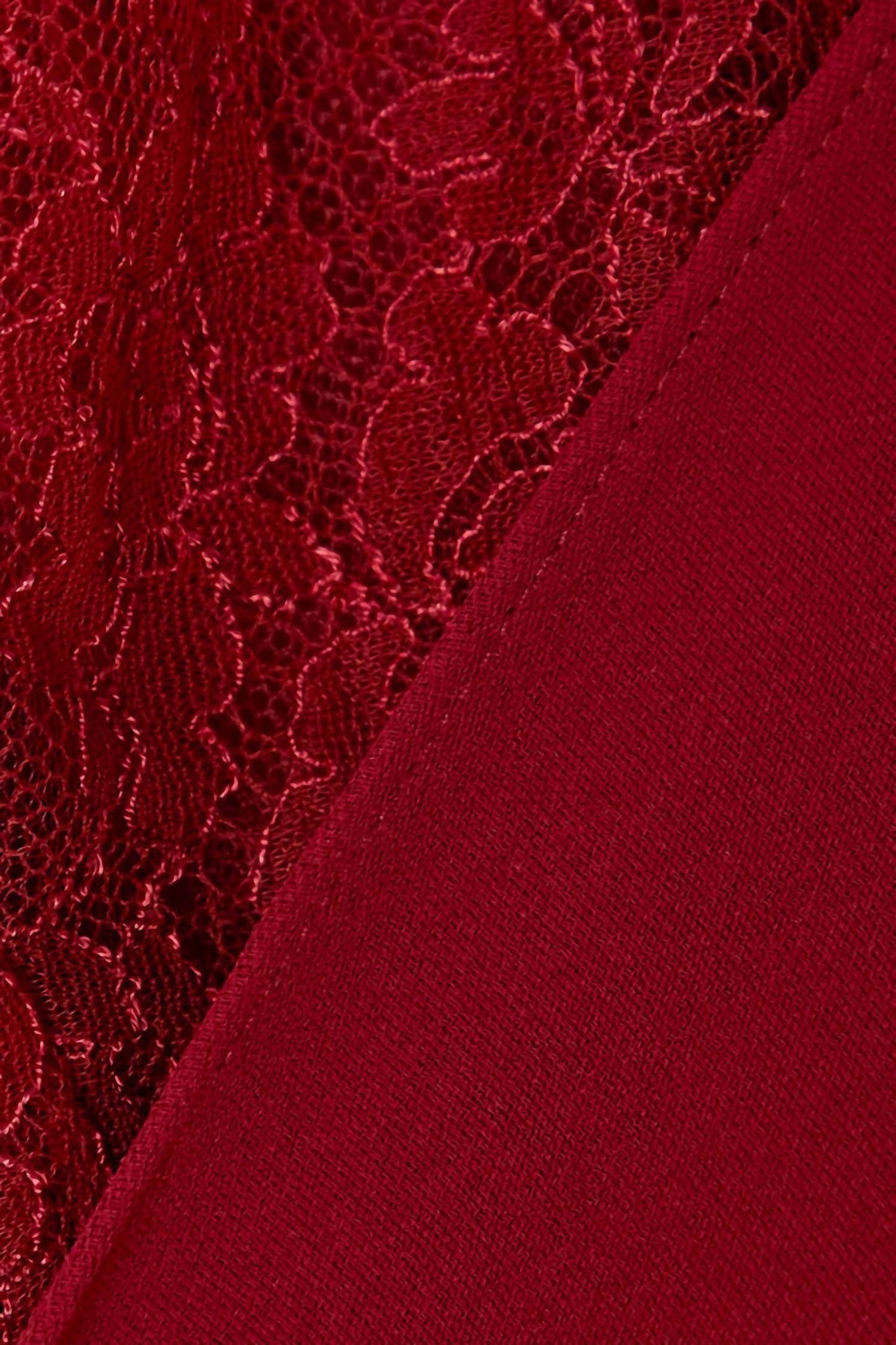 Cape Effect Lace Trimmed Dress