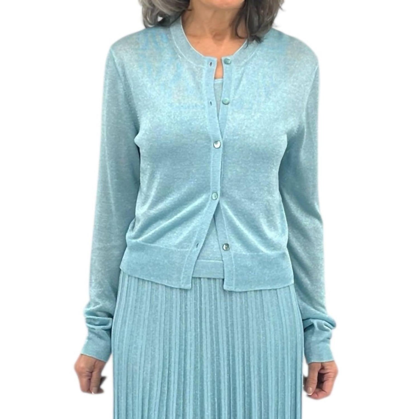Womeon's Gala Lurex Cardigan