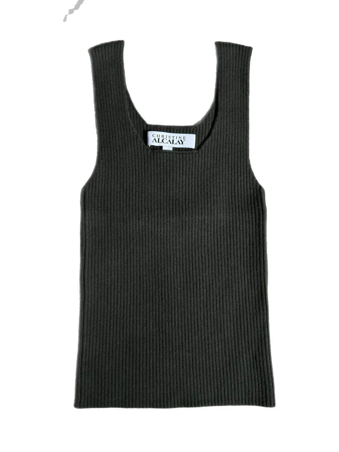 Kate Pima Cotton Rib Tank Top