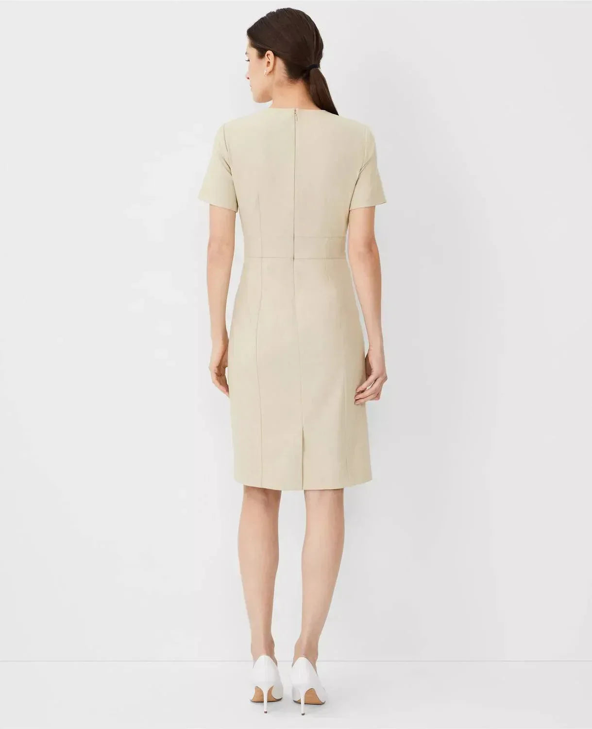 Short Sleeve Sheath Dress