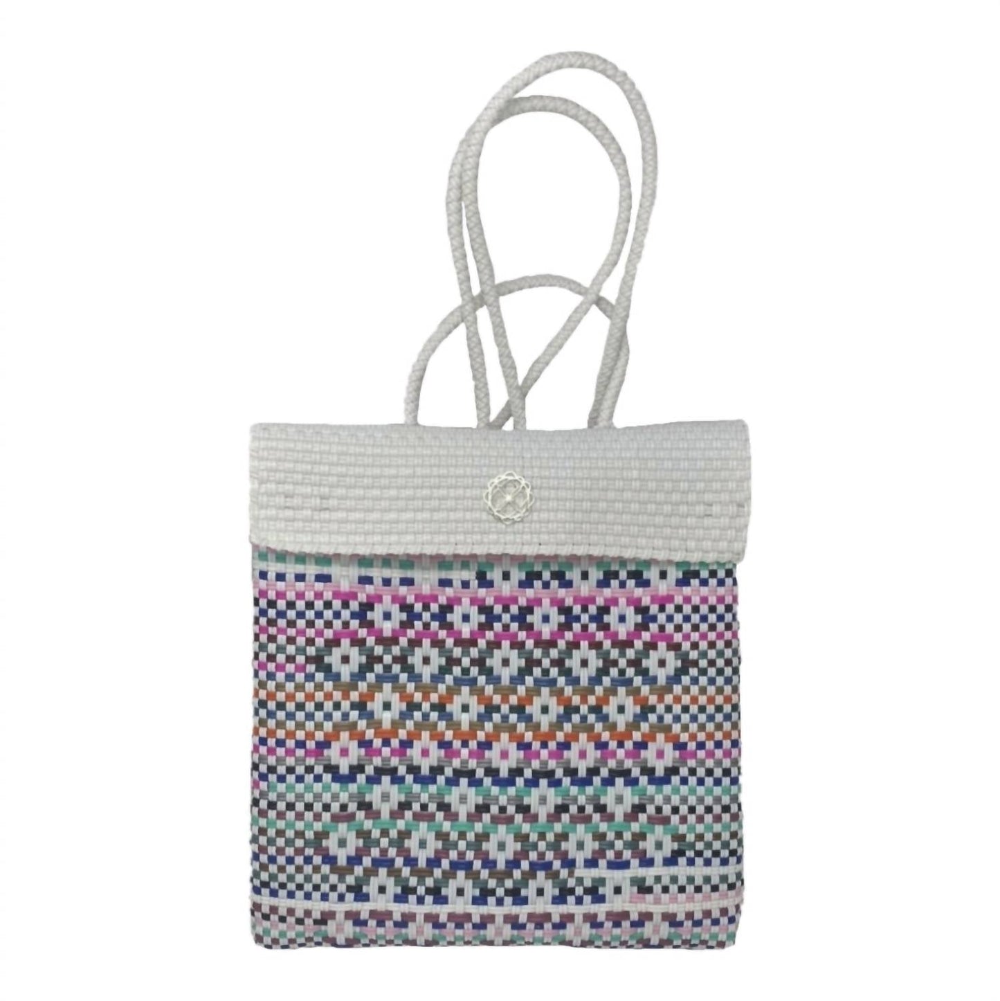 Damen mittelgroßer handgemachter gemusterter Rucksack