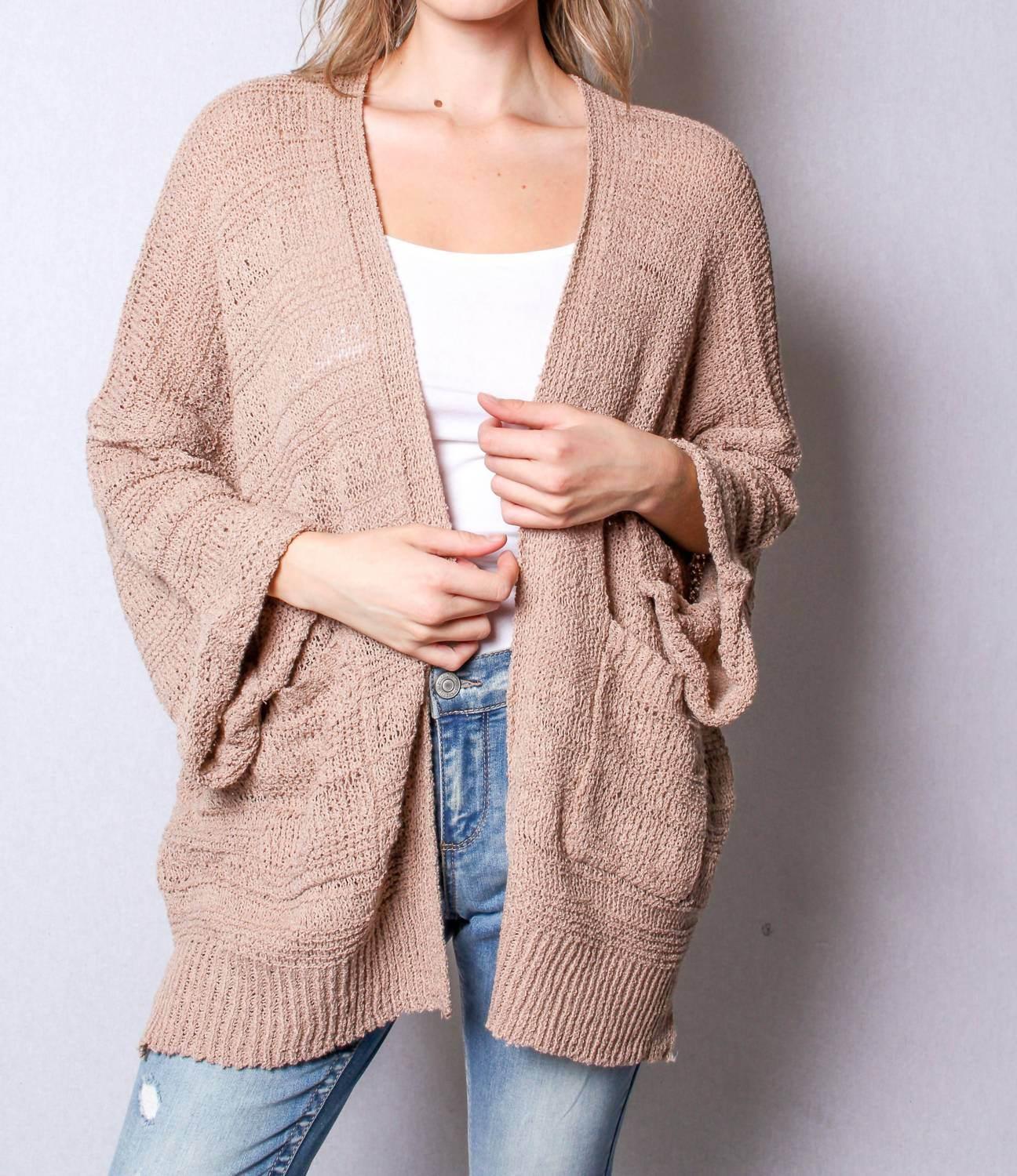 Offener Cardigan
