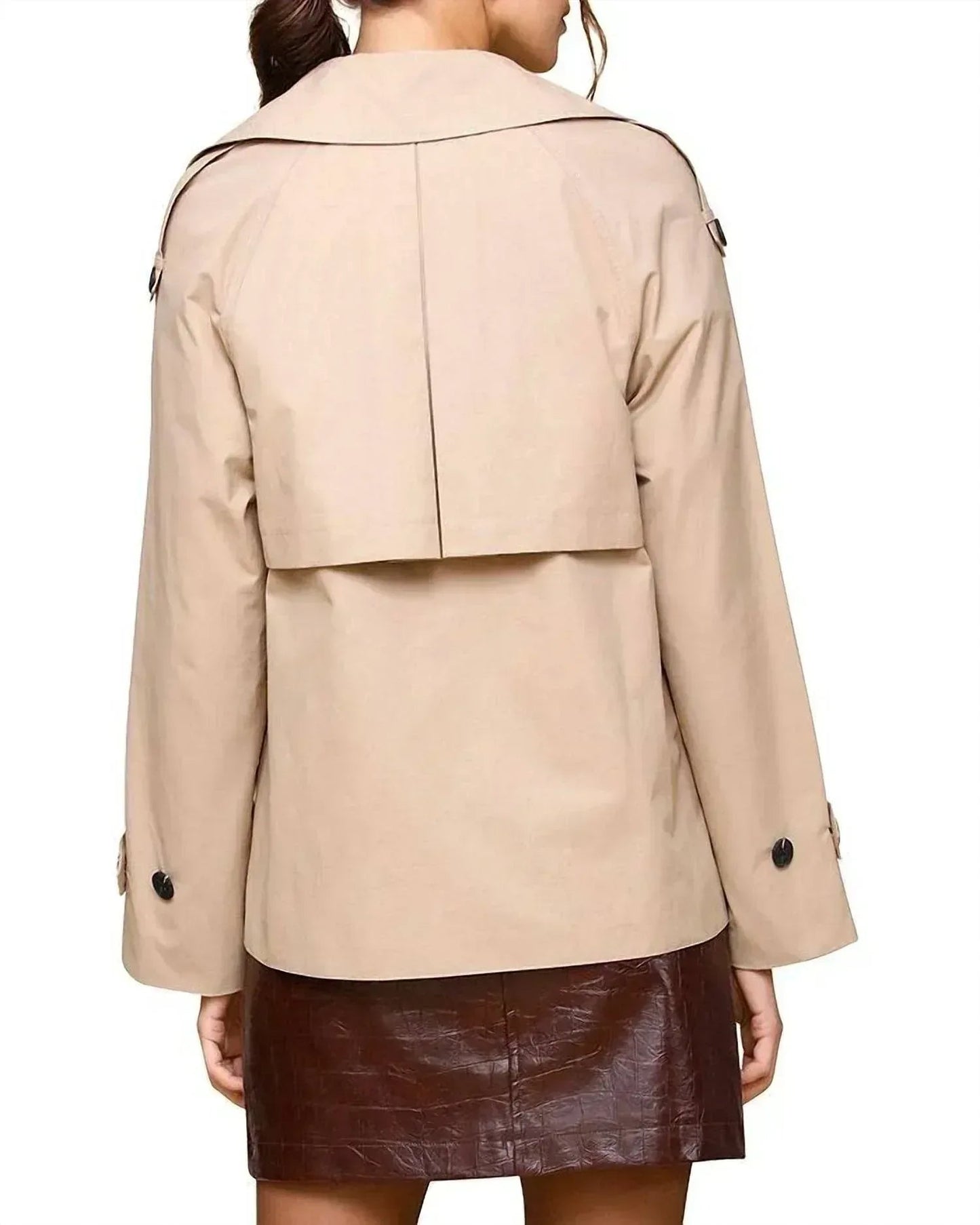 Cropped Trench Coat